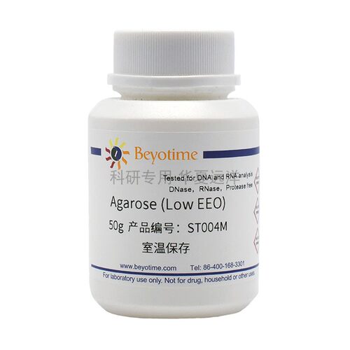 ST004M-50g Agarose (Low EEO)低电渗琼脂糖 碧云天