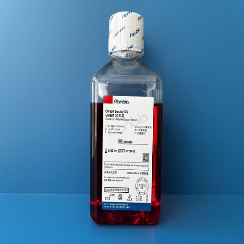 Abnbio DMEM高糖培养基High Glucose（无丙酮酸钠）A119655 500ml