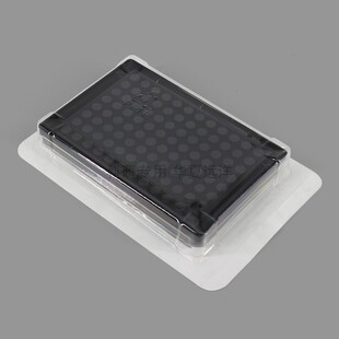 FCP965-8pcs 黑色透明底96孔细胞培养板平底带盖,独立包装8个/盒