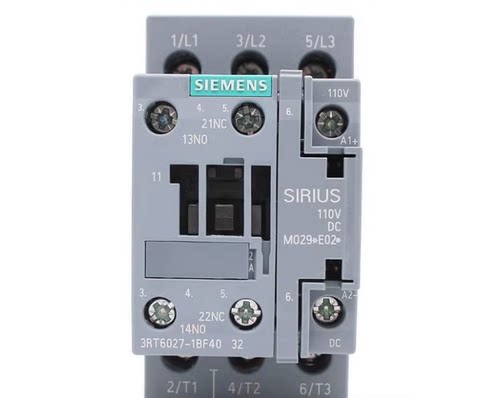 原装西门子 抱闸接触器3RT6027-1BF40 线圈电压直流110V 电梯