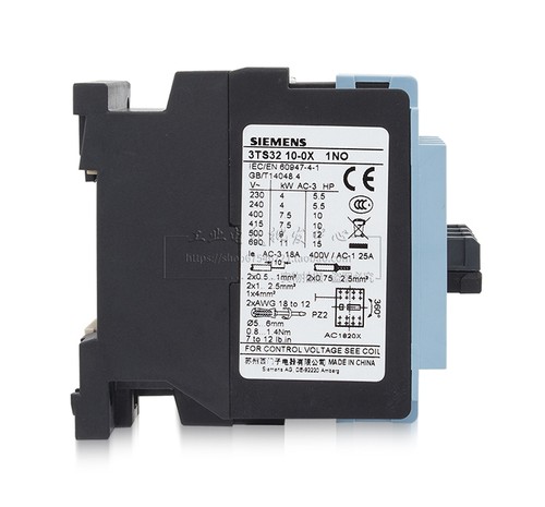 原装 西门子3TS32 10-0X 1NO接触器 4常开3TS32 10E AC-3 18A220V