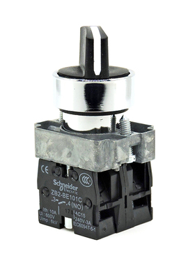 原装正品 施耐德 三挡转换开关 ZB2-BE101C AC220V-3A  绿色
