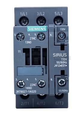 原装西门子 SIRIUS 抱闸交流接触器K19-K25 3RT6027-1AG20 AC110V