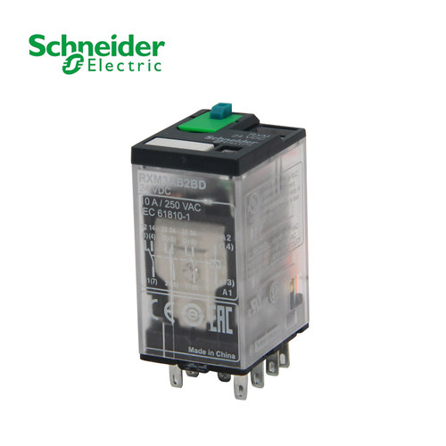 原装 施耐德电气 中间继电器RXM3AB2BD 三开三闭DC24V 11脚