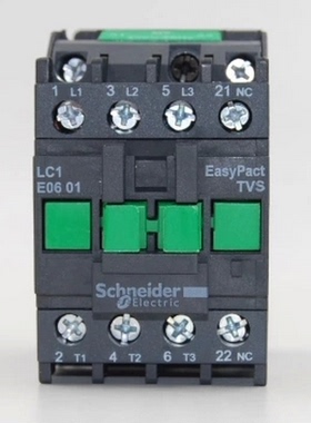 正品施耐德 门锁抱闸接触器三开一闭LC1-E0601 N06 110V220V电梯