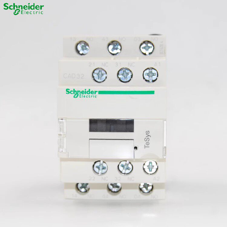 原装施耐德控制继电器 CAD32BDC 50BDC DC24V CAD32FDC直流接触器