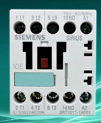 原装正品  西门子 SIRIUS 交流接触器 3RT1017-1AF01 AC110V 22A