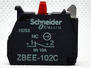 原装正品施耐德开关触头XB5A系列22mm常闭触点ZBEE-102C 1NC