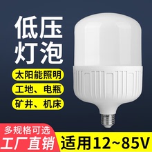 12v灯led灯36V低压灯泡36伏24v led灯交直流电瓶太阳能专用节能灯
