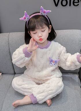 女童睡衣家居服套装2024