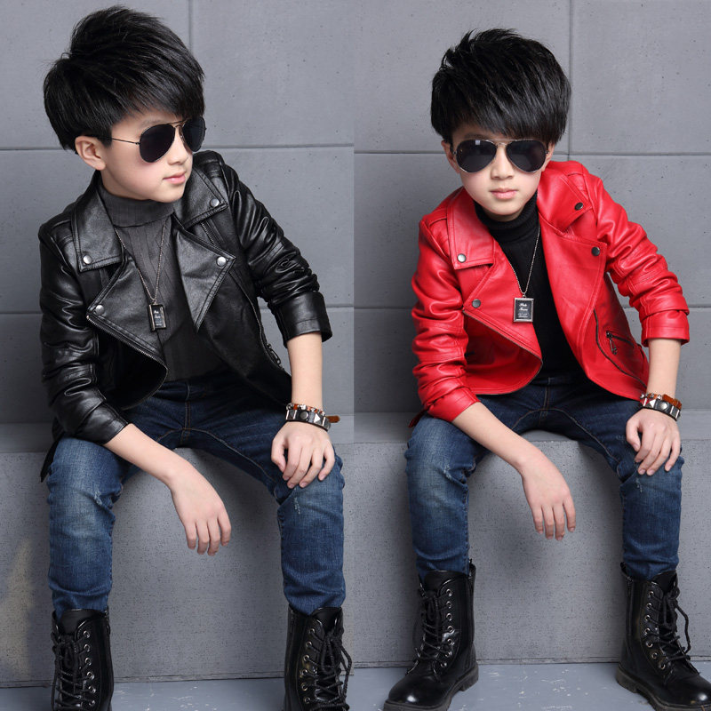 Blouson enfant en cuir PU - Ref 2159661 Image 4