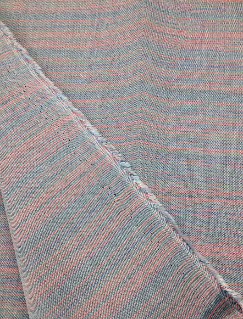 彩色条纹布料服装面料手工DIY布匹服装面料衬衫连衣裙春夏布料