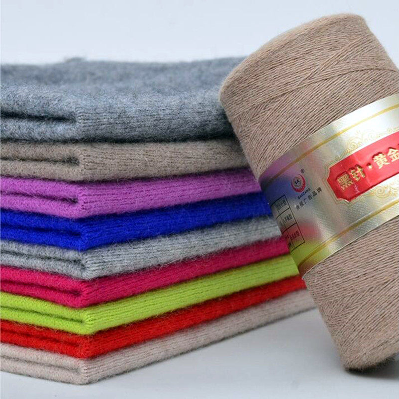 黑针黄金绒 正品 机织羊绒线细 手编山羊绒线手工编织打毛衣线女