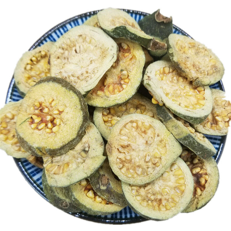 天然野生红心芭乐青果番石榴干茶番石榴果片干红心散装500g包邮