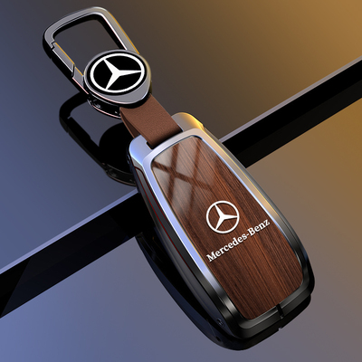 适用奔驰e300l钥匙套gle350车24款c260l扣glb220壳200男glc高级感