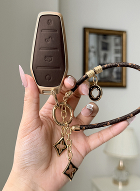 适用于比亚迪汉钥匙套秦plusdmi宋pro l唐元驱逐舰05海鸥豚海豹06