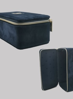 娇兰御庭兰花系列深蓝色绒布化妆包简约时尚手拿包N款可选【现货