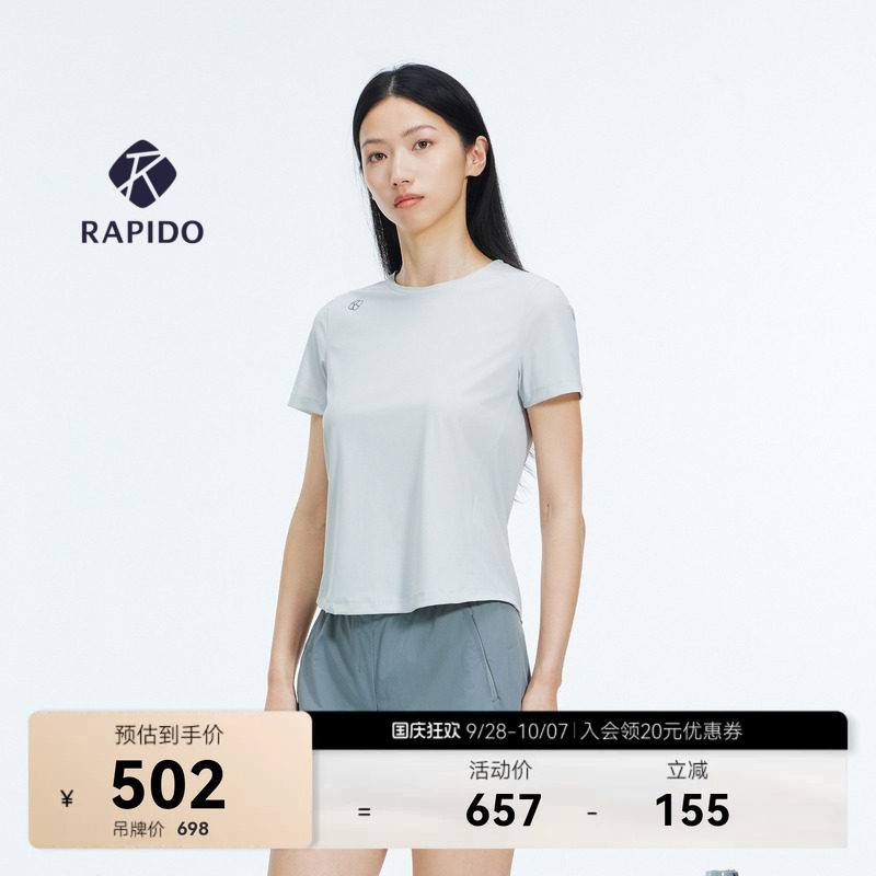 女士PREMIUMRUNING运动简约短袖图片