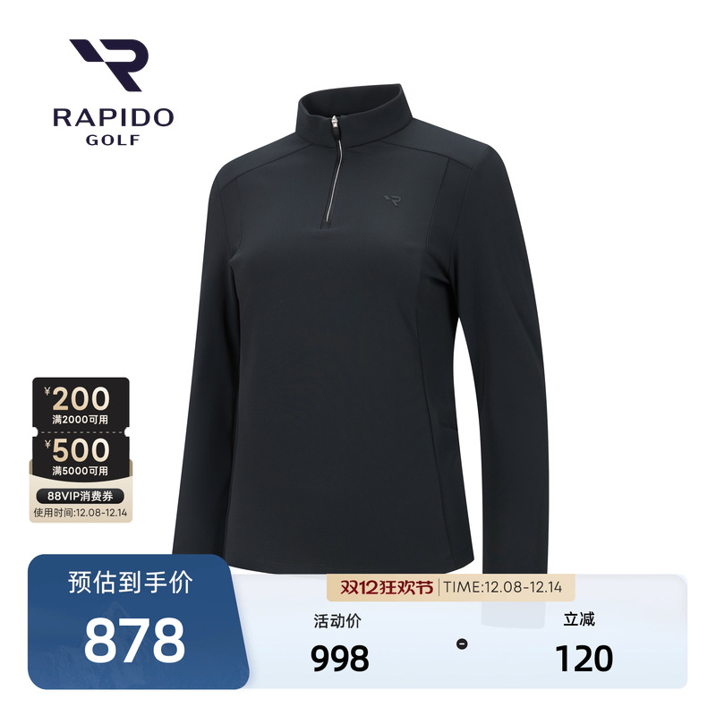 女士GOLF高尔夫系列半拉长袖卫衣