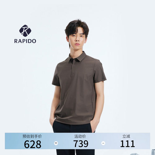R-LINE男士上衣运动商务短袖POLO