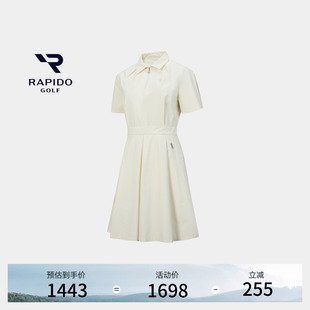 RAPIDO睿必度26夏季 女士GOLF优雅海军风运动连衣裙雳霹道 新品