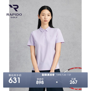 POLO衫 新品 RAPIDO雳霹道2025年春夏女士高尔夫GOLF收腰短袖