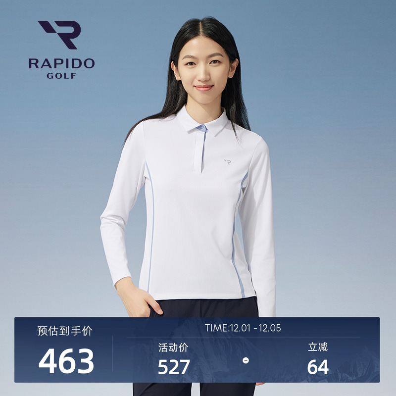 RAPIDO雳霹道女士长袖POLO衫