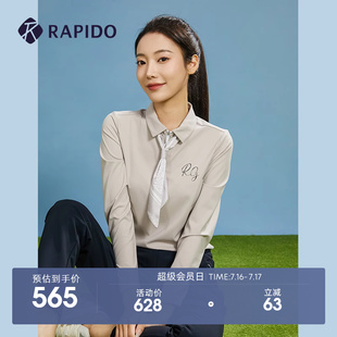 女子GOLF高尔夫运动丝带卫衣POLO衫 RAPIDO雳霹道春秋新款 上衣