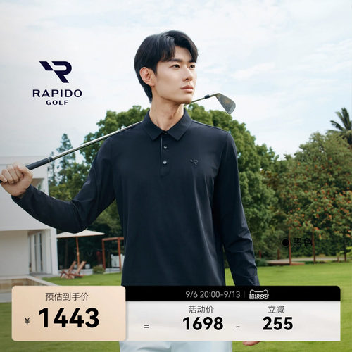男士GOLF运动户外商务长袖POLO衫