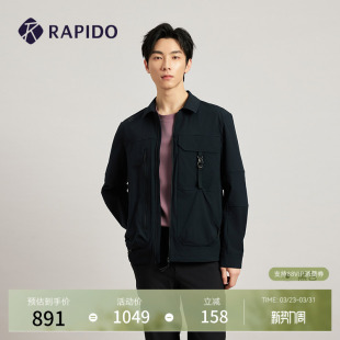 RAPIDO雳霹道春夏男士 领夹克外套 O系列户外衬衫