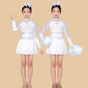 儿童啦啦操服装中小学生专业比赛演出服装男女拉拉队服竞技健美操