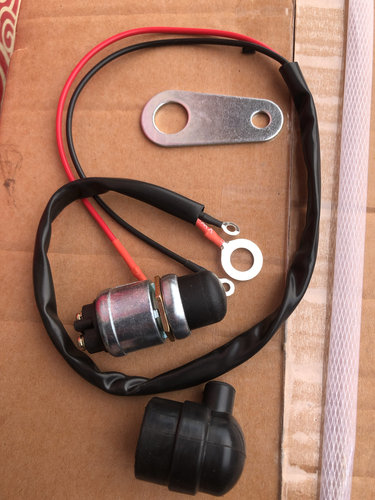 柴油发电机启动开关JK260一键启动按钮点火开关四件套马达开关