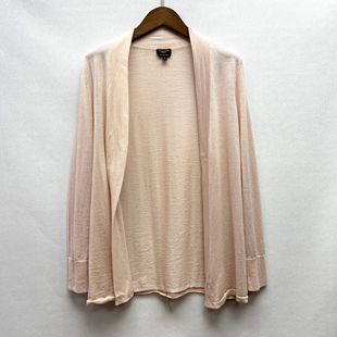 微瑕100纯美利奴羊毛春秋薄款女式宽松大板型显瘦外搭披肩开衫