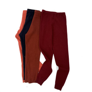 长裤 无缝高腰打底裤 秋冬女简约休闲小脚裤 瑕疵羊毛原单专柜订单款