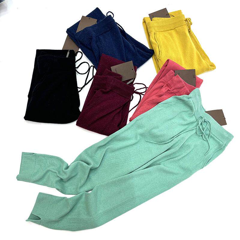休闲松紧腰女式经典休闲裤