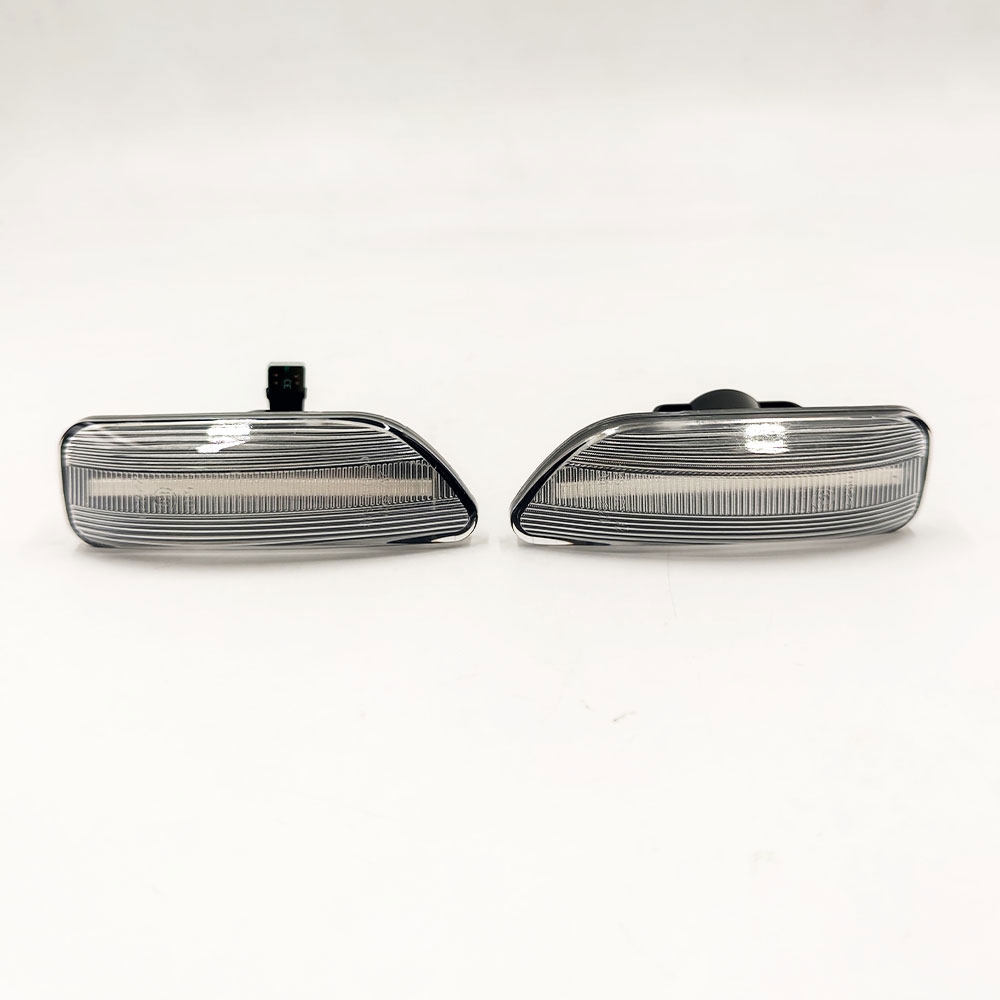 볼보 S60 S80 V70 XC70 XC90 러닝 워터 에지 라이트 사이드 턴 시그널 펜더 라이트 LED에 적합