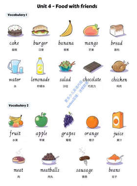 少儿英语Power Up单词表词汇表汇总0-4级带中文意思总结PowerUP