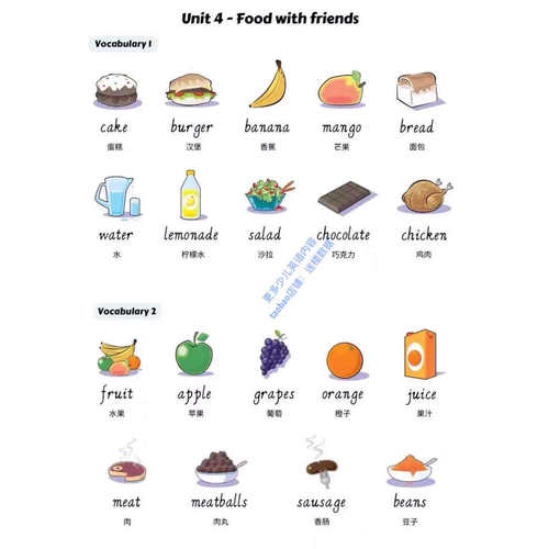 少儿英语Power Up单词表词汇表汇总0-4级带中文意思总结PowerUP