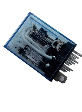 HH64P LY4NJJQX-13F 小型 中间 电磁继电器 DC12V 24V AC220V银点