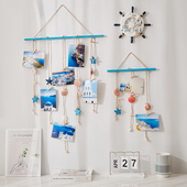 照片墙吊饰ins风幼儿园室内宿舍地中海洋风格 主题创意房间装 饰品