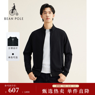 长袖 休闲优雅立领商务菁英感运动风拉链衫 外套 男士 BEANPOLE滨波