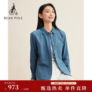 2025年秋冬女士通勤休闲风灯芯绒长袖 BEANPOLE滨波 衬衫 新品