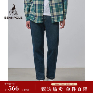 长裤 BEANPOLE滨波 潮酷风牛仔裤 优雅松紧腰日常休闲随性时尚 男士