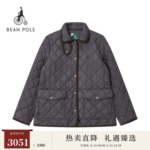 滨波女士日常绵羊毛填充棉服外套