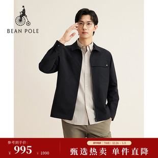 型夹克外套 BEANPOLE滨波2025秋冬男商务日常通勤休闲衬衫 新品