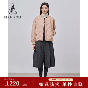 棉服 都市优雅职场绗缝基础插肩袖 BEANPOLE滨波 女士商务休闲时尚