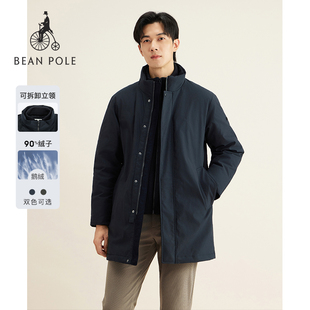 厅局商务风通勤羽绒服外套 90%鹅绒BEANPOLE滨波秋冬男士 新品