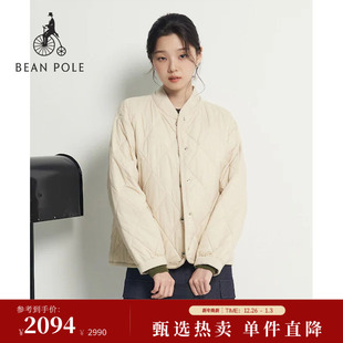 2025年秋冬女士时尚 BEANPOLE滨波 优雅休闲绗缝棉服外套 新品