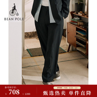 新品 日常简约易搭修身 BEANPOLE滨波 时尚 锥字裤 2025秋冬男士