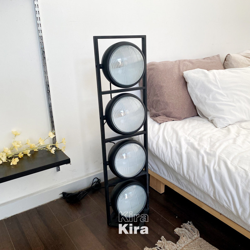 美式复古灯饰客厅卧室书房落地灯包豪斯工业风设计师立式氛围灯